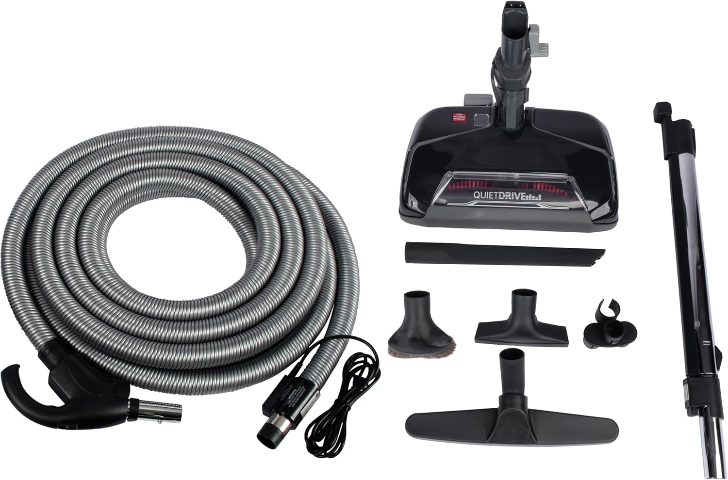 CT25QD Central Vacuum Electric Brush Package with 35 Ft. Pigtail Hose