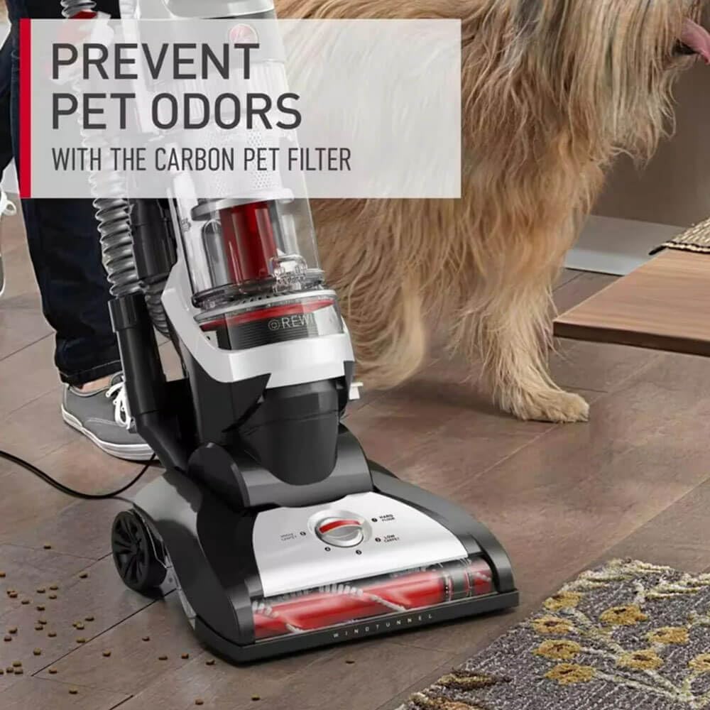 Hoover UH71320VFR WindTunnel Bagless Pet Upright Vacuum Cleaner - White - Refurbished