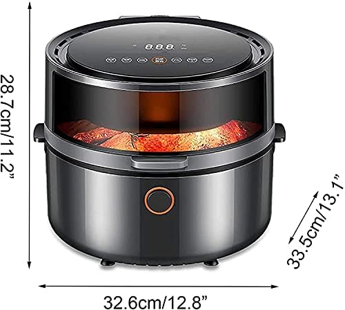 5.8Qt Digital Air Fryer, Dehydrator Cooker for Air Fry, Bake, Dehydrate, Ferment, Roast, Rotisserie