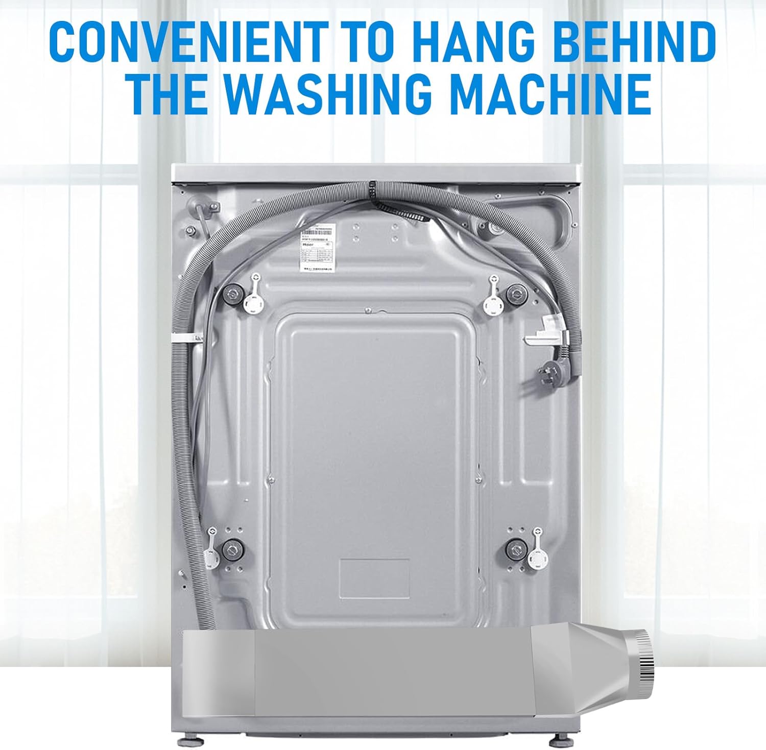 UD48S 4 in stainless steel Dryer Vent Duct 90 Degree Inlet Straight Outlet for Whirlpool Dundas Jafine Lambro Genuine OEM Telescoping Vent Kit 26 To43 in Suitable for all 4in outlets dryer vent