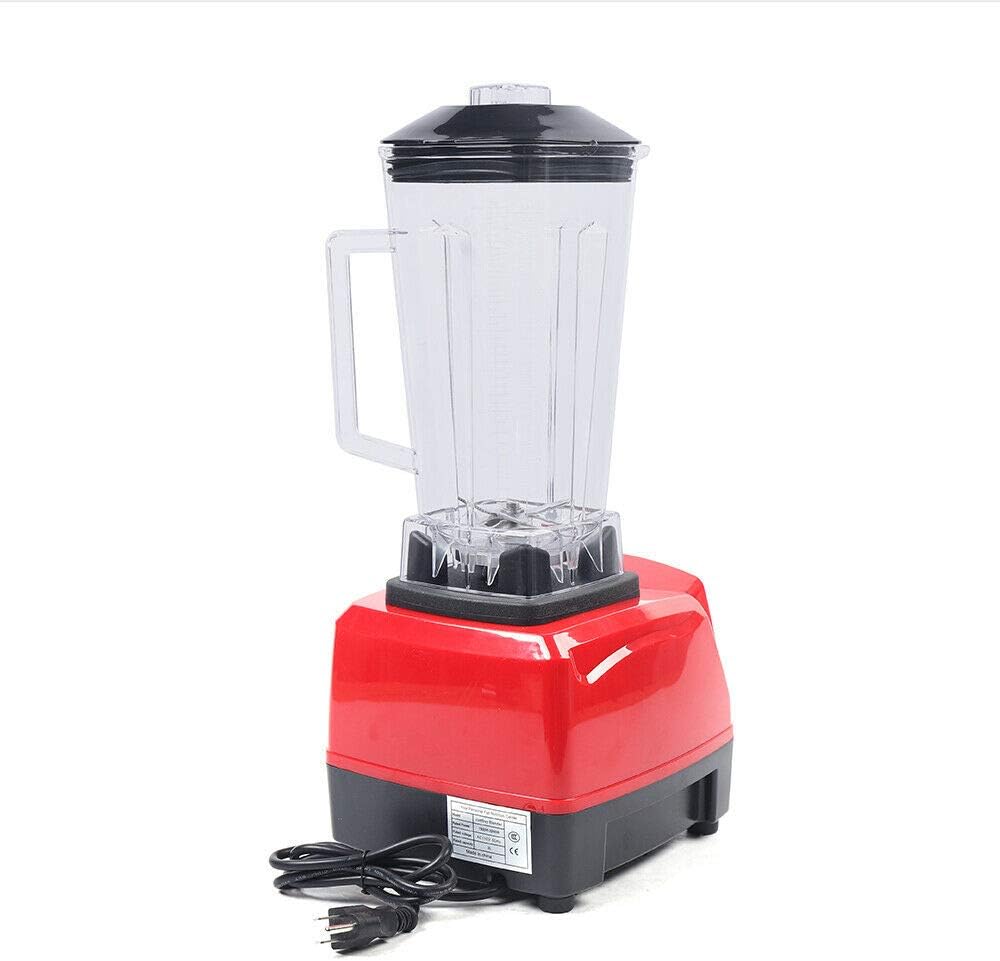 Blender Professional Countertop Blender, 2200W High Speed Smoothie Blender for Shakes and Smoothies, High Power Blender 2L Cups commercial blender, Smoothie Maker (Red)
