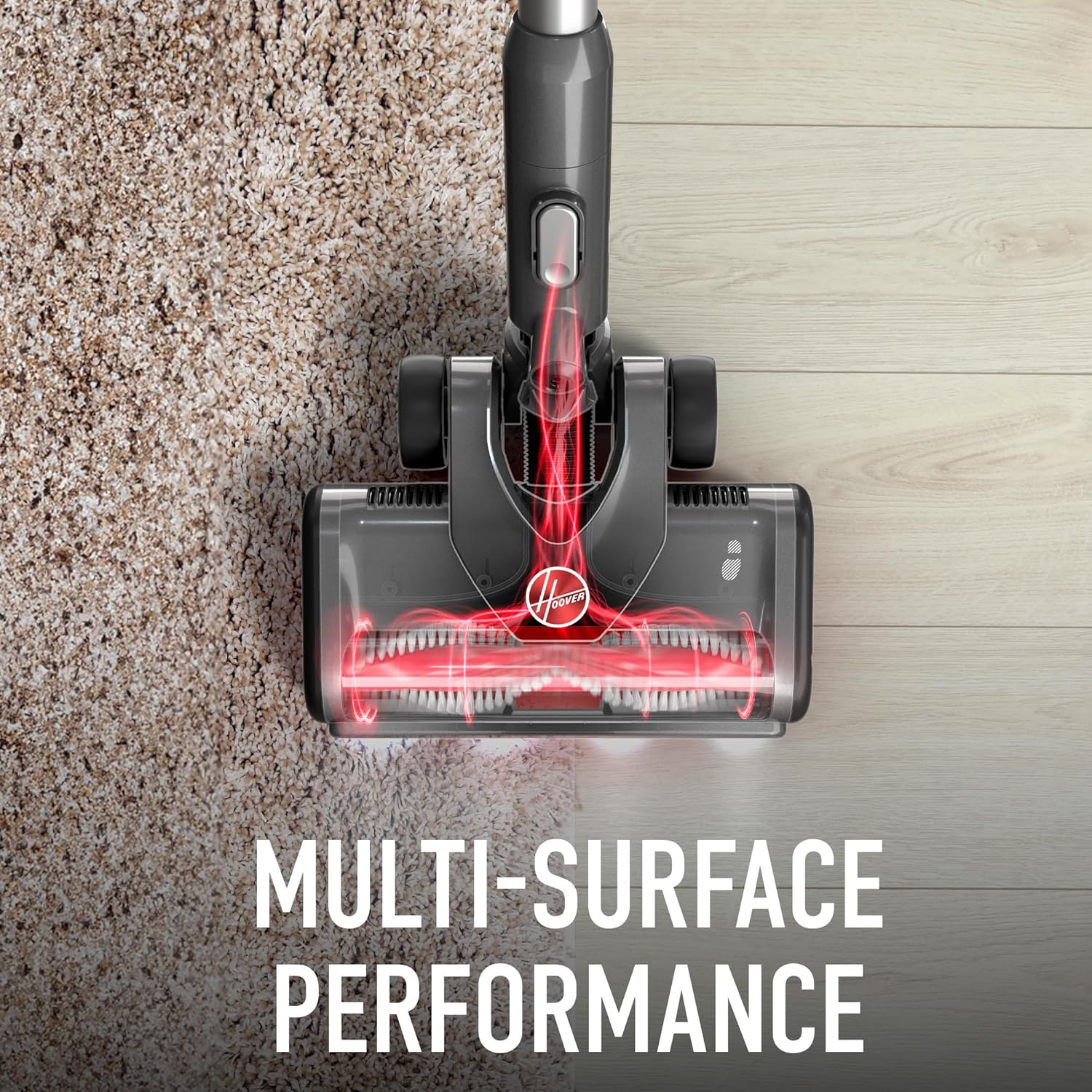 Hoover Excelerate Cordless Stick Vacuum Cleaner with Included Tools, for Carpet and Hard Floors, Lightweight Design, Powerful Suction, LED Headlights, BH59000V