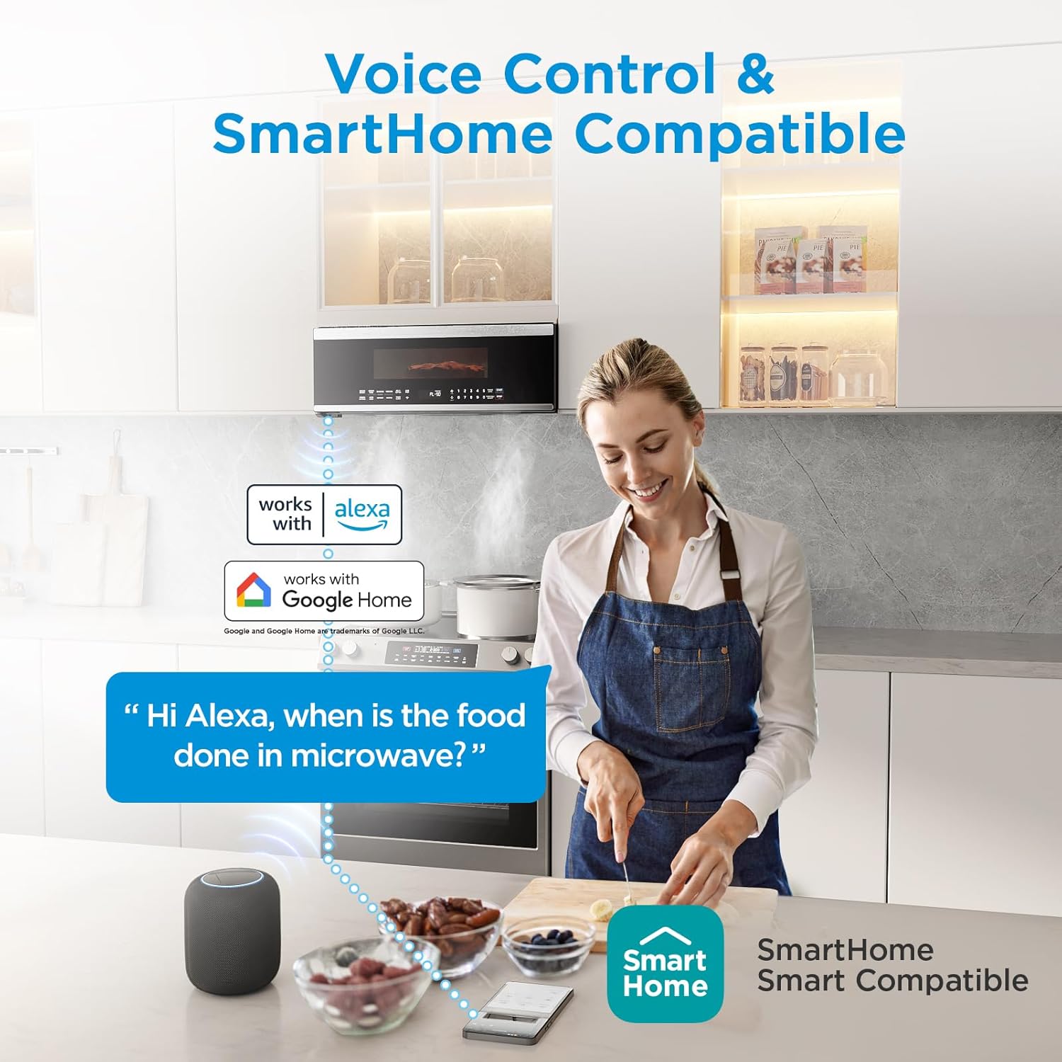 Midea MMO12S3ASTZ Over the Range Microwave Oven, 1.2 Cu.ft Slim Microwaves with Sensor Cook, Stainless Steel Microwaves, 1000W heating power with 400CMF vent fan