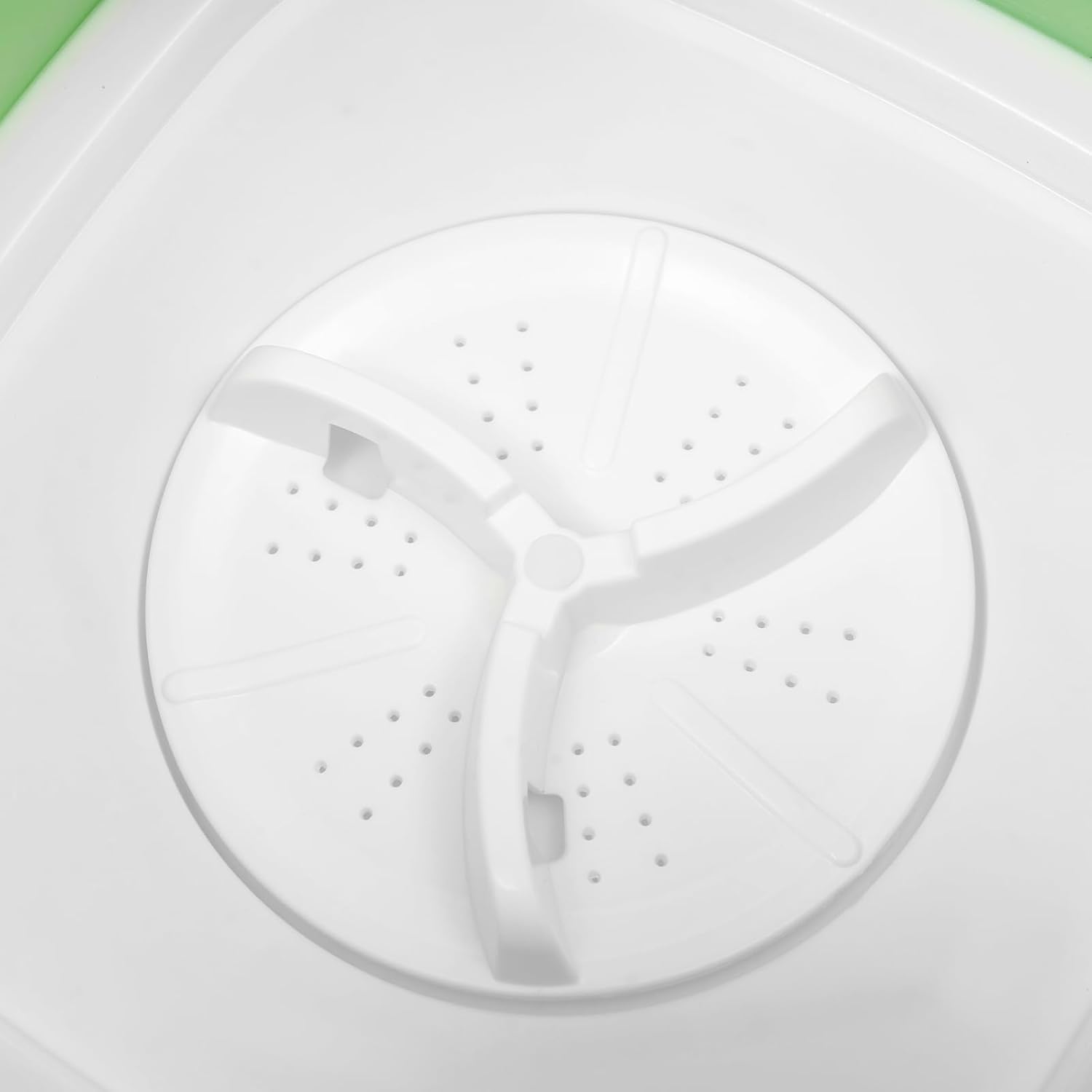 Portable Washing Machine, 12.68qt Mini Portable Washer with 3 Modes Cleaning for Baby Clothes, Sock, Small Delicates, Foldable Small Washing Machine Ideal for Camping, RVs, Apartments, Dorms (Green)
