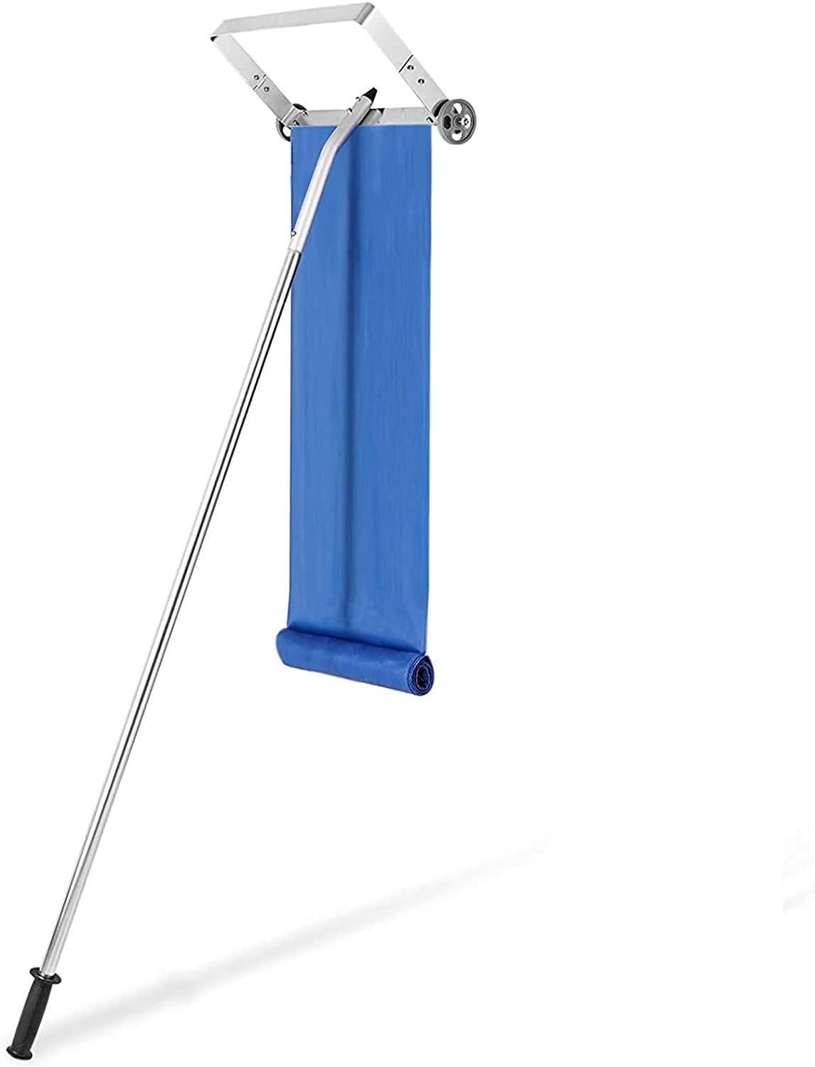 Snow Rake Roof Snow Rake Removal Tool Snow Roof Rake,20FT Roof Rake for Snow Removal with Extendable Handle,Adjustable Length Lightweight Snow Rake Ideal for Long Or Low-Pitched Roofs