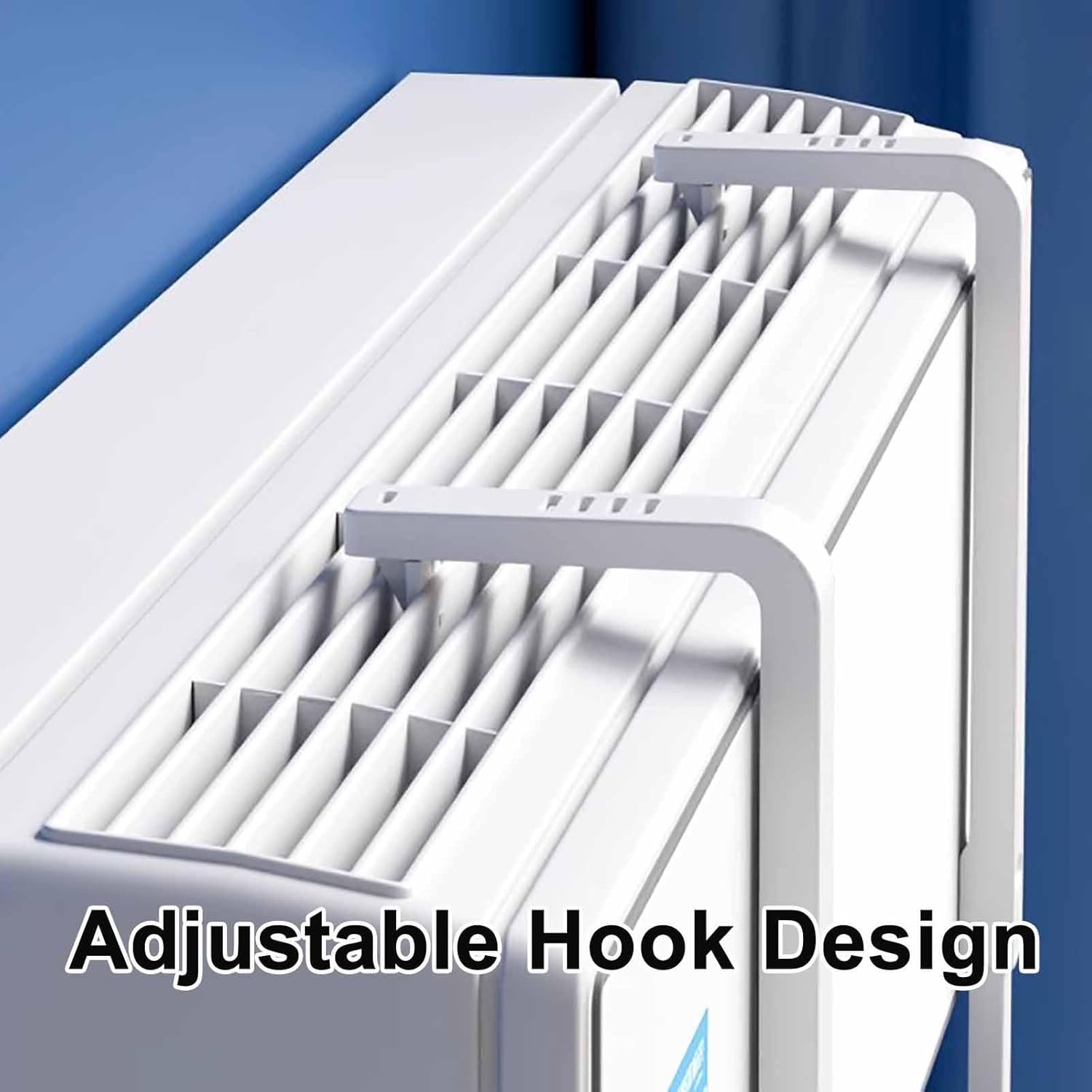 Wall-Mounted Air Conditioner Deflector, Anti-Wind ac Wind Deflector, Direct Blowing ac Vent Deflector, for Home, Office, Elderly, Pregnant