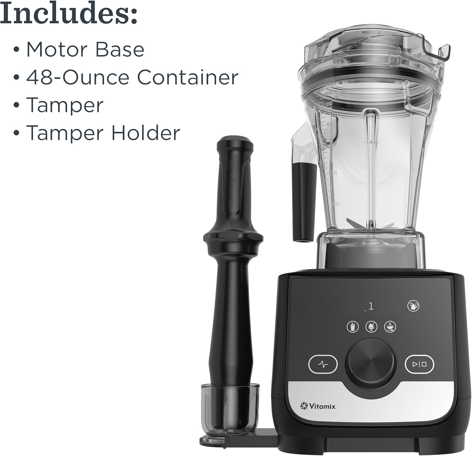 Vitamix Ascent X3 Blender with Three Blending Programs, Self-Cleaning Program, Professional-Grade Blender for Smoothies, Soups and More, Stainless-Steel Blades, 48 Oz Container, Shadow Black