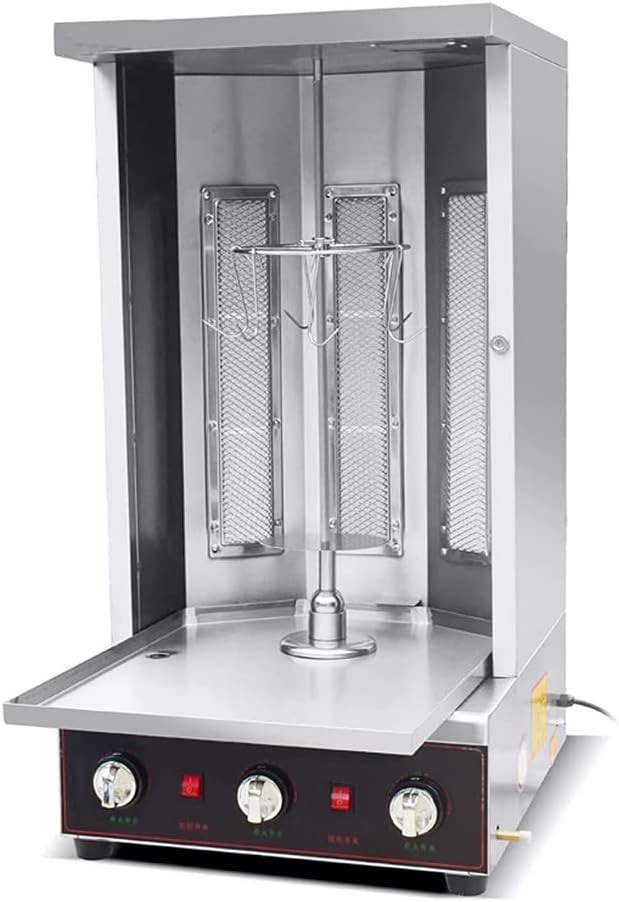 Electric Turkey Grill, 3 Sides 400°F, Gyro Grill, Shawarma Maker, Grill Tools