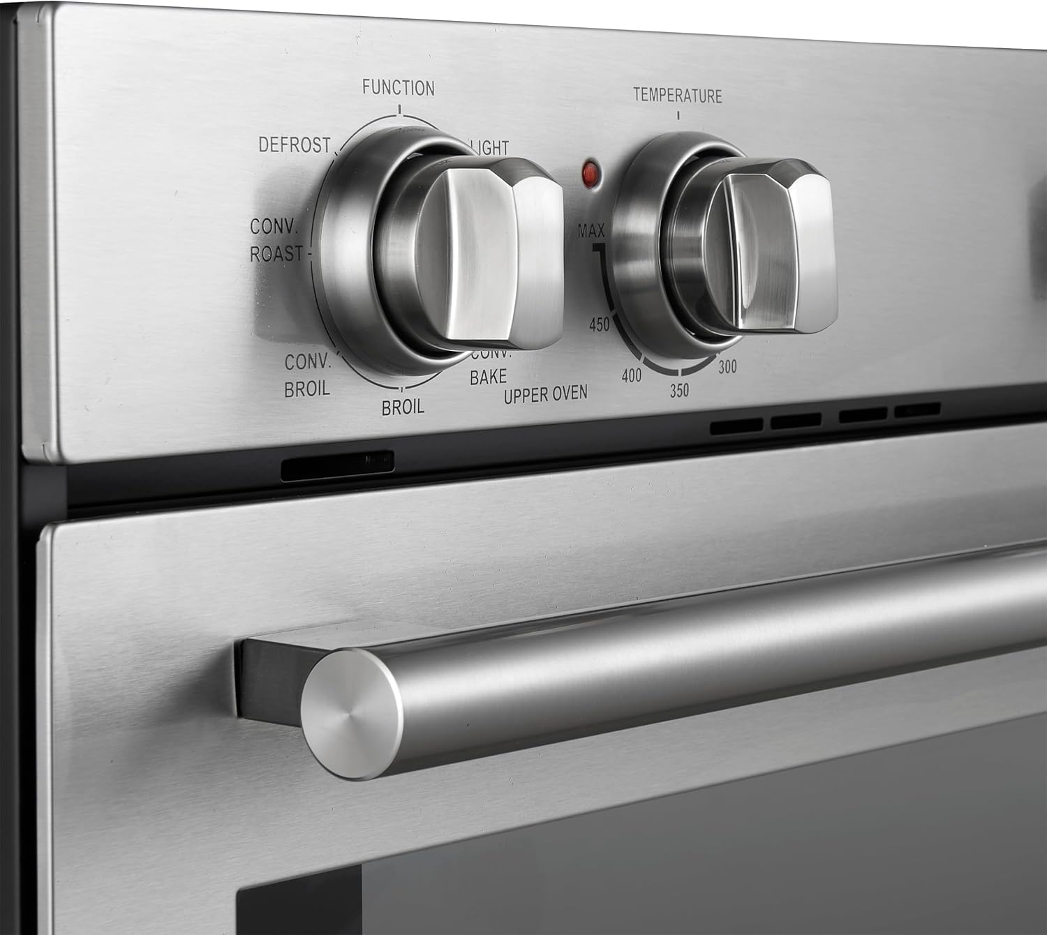 Forno Vomero 30-Inch Double Wall Oven – 10 Cu. Ft. Capacity, Stainless Steel, 7100W Convection, Mechanical Controls, Self-Cleaning Function