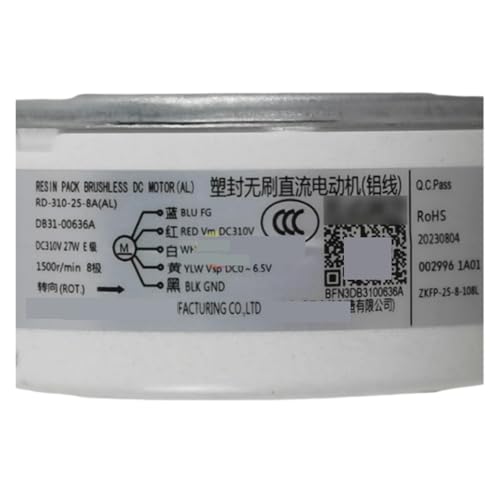 Air Conditioning Motor,Compatible for Samsung RD-310-25-8A(AL) DB31-00636A DC310V 27W,Replacement Brushless DC Fan Motor