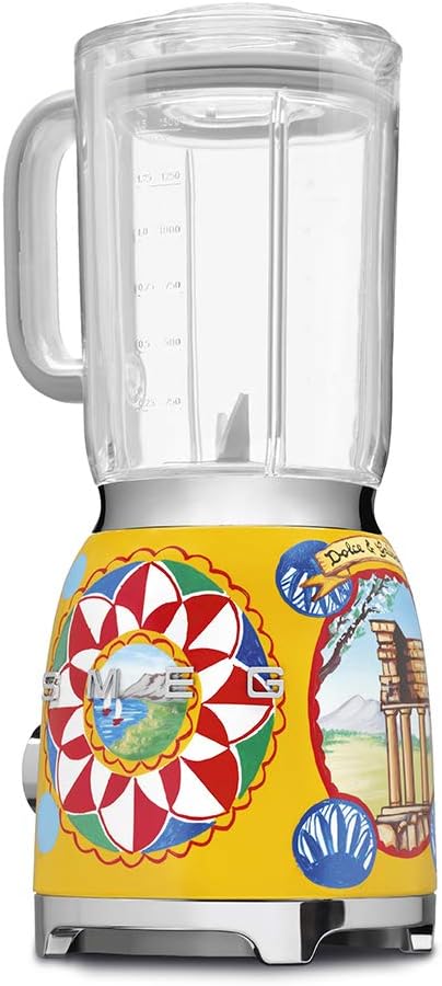 Dolce and Gabbana x Smeg Countertop Blender BLF01DGUS, 