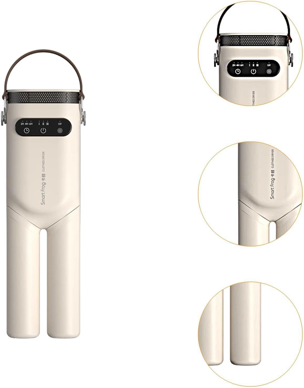 pistro Portable Clothes Dryer Laundry Dryer Easy to Use Mini Dryer Machine Electric Drying Machine for Travel Laundry Baby Clothes