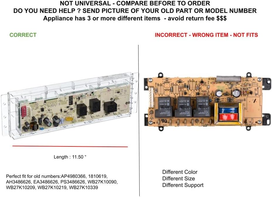 GLOB PRO SOLUTIONS 164D8450G101 1153020079 1121940066 CKD3600 Oven Control Board