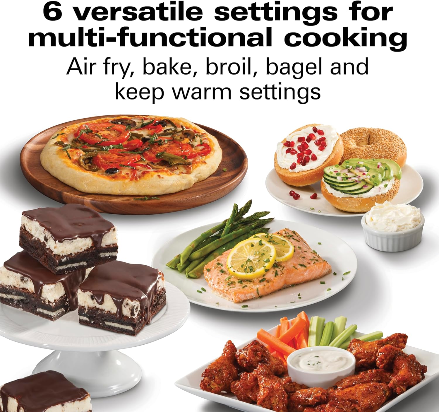 Hamilton Beach Professional Sure-Crisp Digital Air Fryer Toaster Oven Combo with 6-in-1 Functionality, 1500 Watts, 10-inch Pizza / 4 Slice Capacity, Stainless Steel (31241)