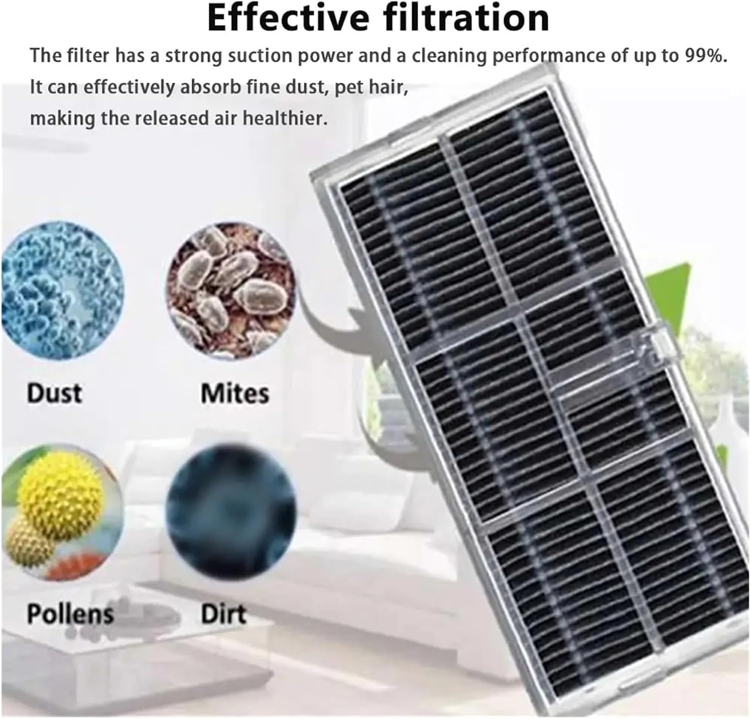 HEPA Filters for L10s Pro Ultra Heat / X30 Ultra / L10s ULT X40 Ultra / X40 Pro Vacuum Cleaner Replacement Accessories(12PCS Filter)