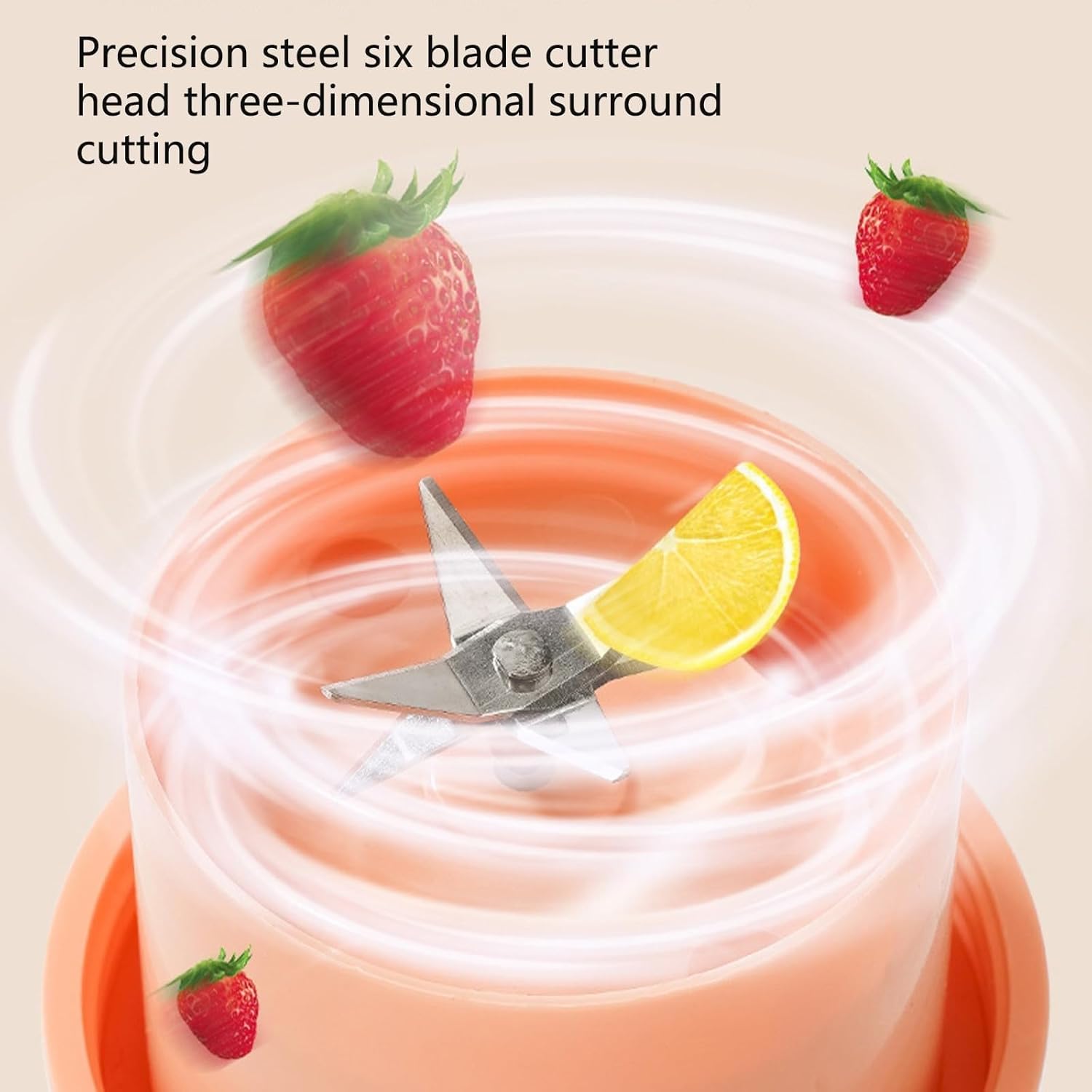 Generic Handheld Blenders with Straw, Portable Smoothies Blenders, 17oz Mini Blender USB Rechargeable, Handheld Blender BPA-Free Fruit Smoothie Shakes Juicer Cup