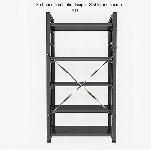 Microwave Stand Microwave Oven Rack Microwave Stand Kitchen Baker Rack Utility Storage Shelf Microwave Stand Industrial Microwave Oven Stand For Spices Microwave Shelf Microwave Rack (Bianco 5)