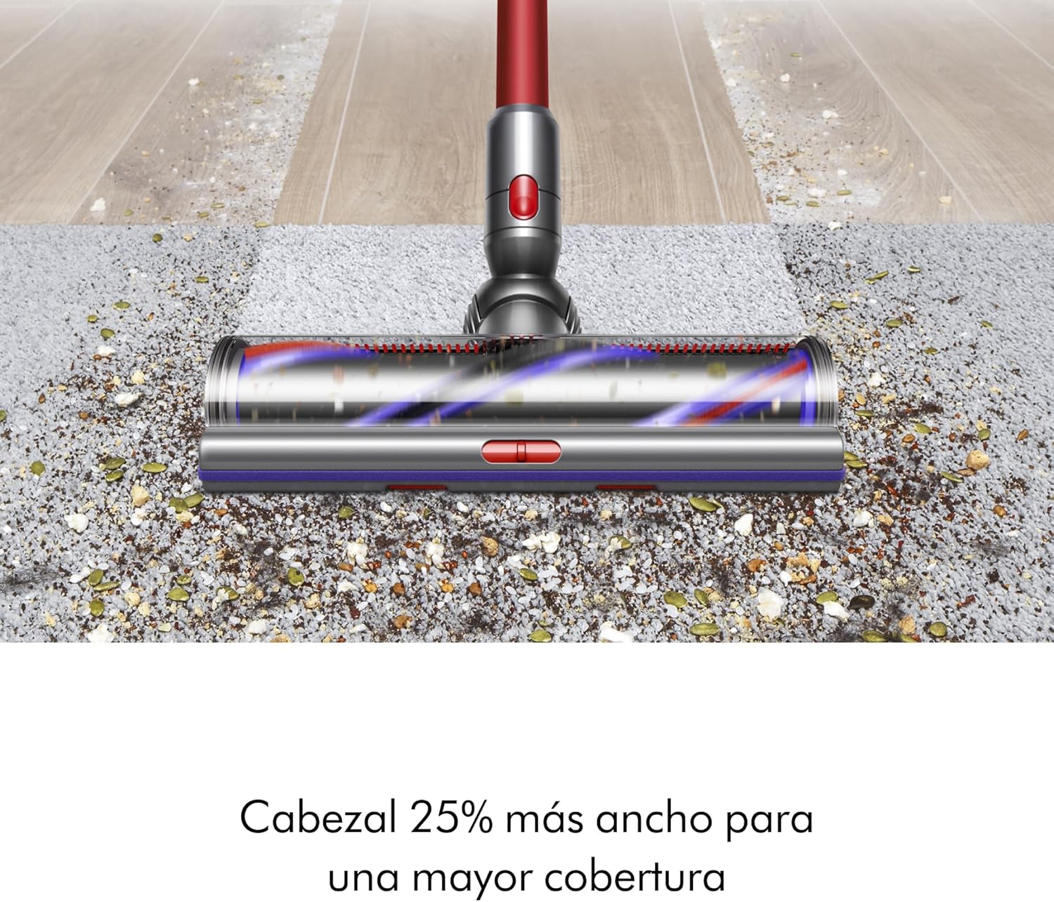 Dyson Outsize Origin Cordless Vacuum, Nickel/Red
