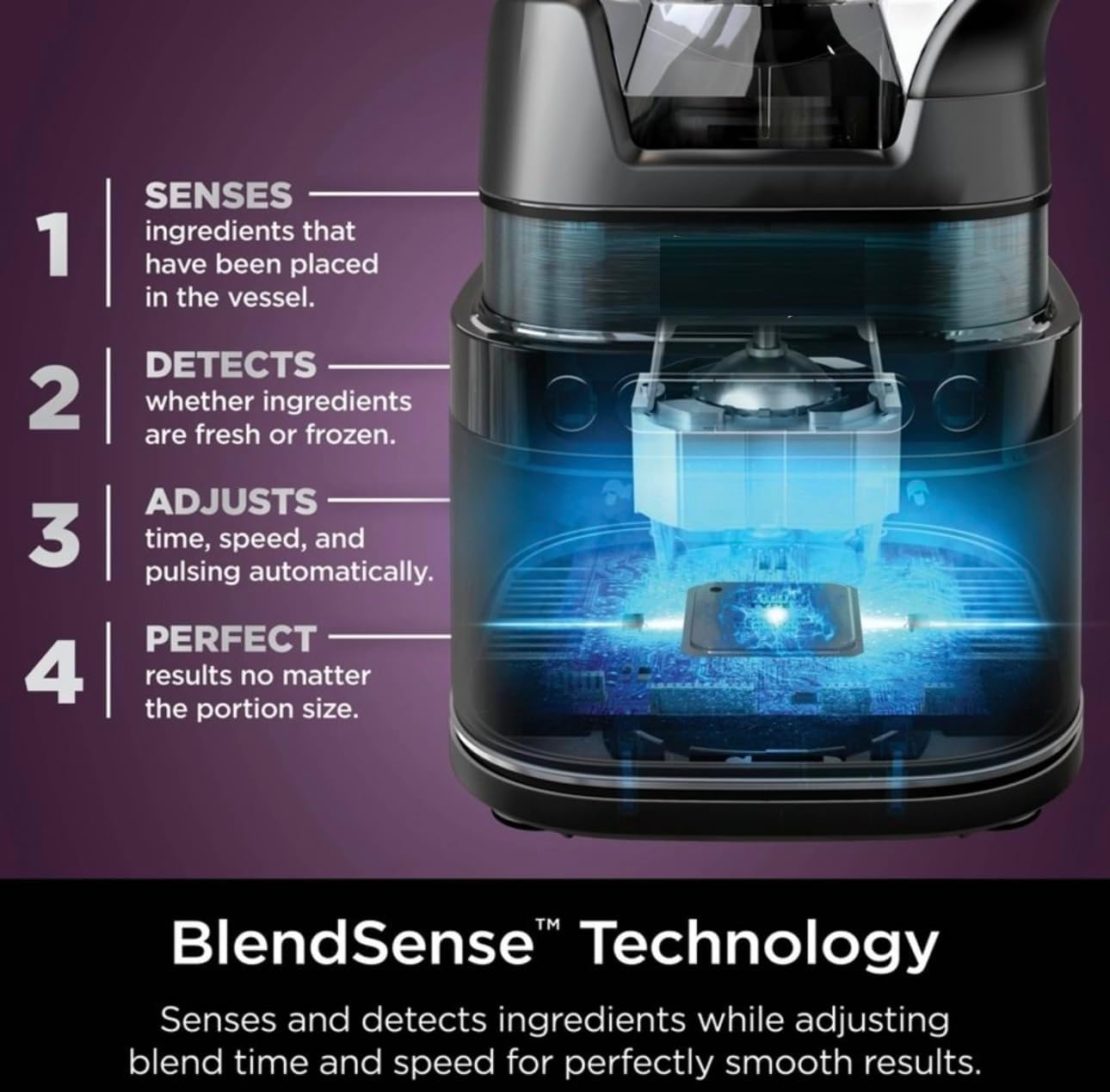 Ninja Detect Kitchen System Power Blender + Processor Pro, Blend Sense Technology, Blender, Chopping and Smoothies, 1800 W, 72 oz Pitcher, 64 oz Food Processor, 24 oz To-Go Cup, Black (model TB 401)