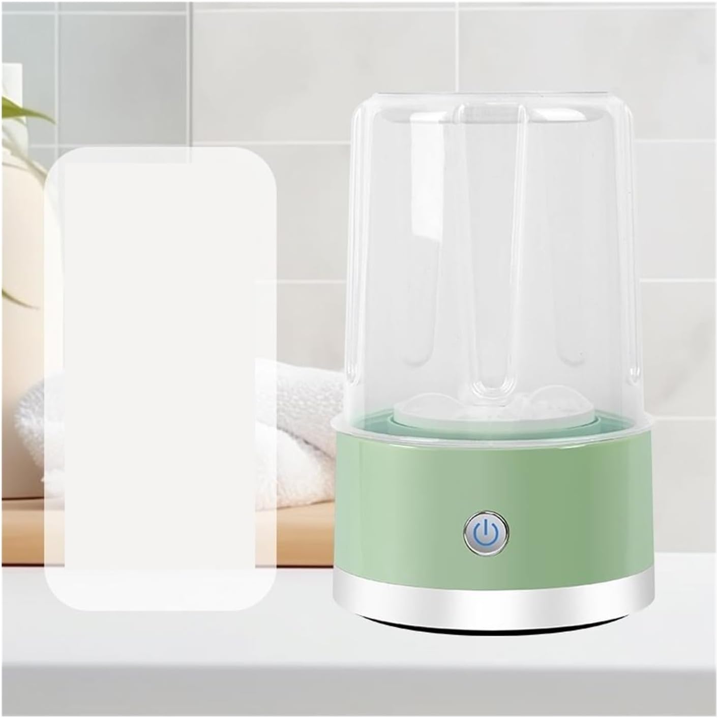 Portable Washing Machine, Wireless Portable Underwear and Socks Washer Rechargeable Mini Washer for Travel Home and Dormitory with Laundry Cup,for Apartments, Homes, and Dorms(Pink)