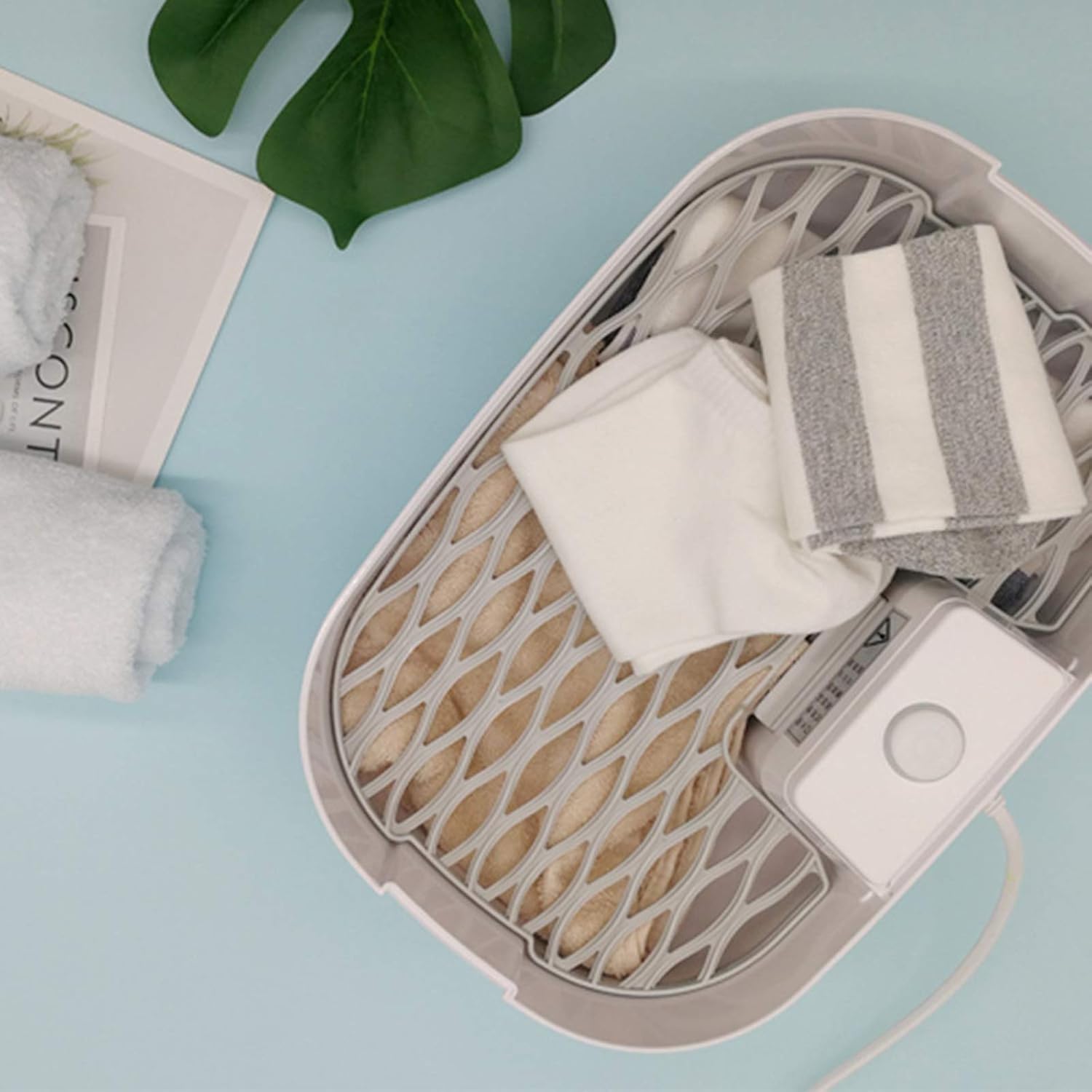 Compact Dryer, Electric Portable Clothes Dryer with 3 Automatic Working Mode for Small Living Spaces, Apartment Houses, dorms, RVs,White