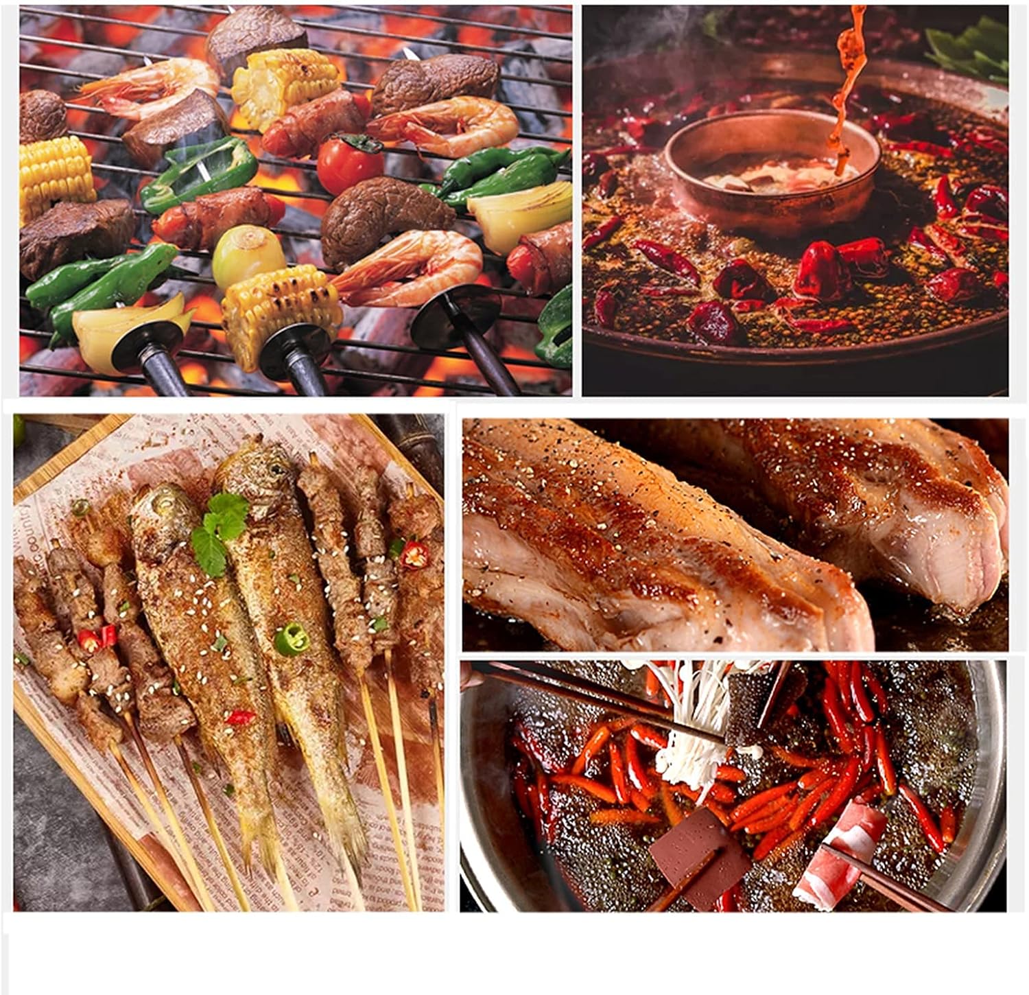 Fire Pit Outdoor fire Pit, Domestic Outdoor Charcoal Heater, Garden fire Pit with Sparkle Screen and Poker