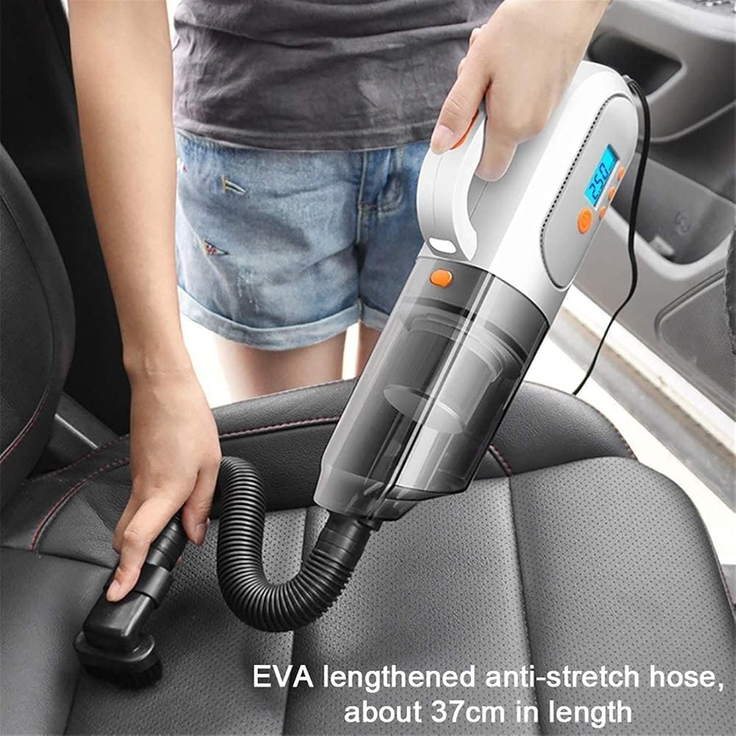 Handheld Vacuum Cordless Rechargeable,Portable Handheld Vacuum Wet Dry Powerful Suction Lightweight Mini Hand Car Vac for Pet Hair Vacuum Cleaner