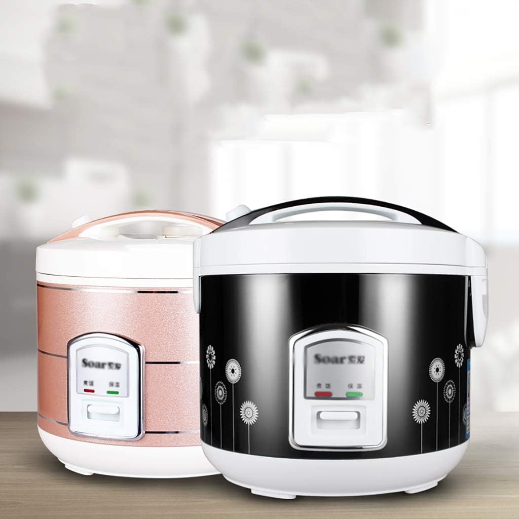 Rice Cooker (3 liters / 900W / 220V) Insulation Function Quality Inner Pot Spoon Steamer And Measuring Cup Mini Dormitory Small Appliances Can Accommodate Up To 8 People (Color : A, Size : 5L)