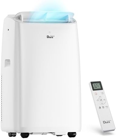DuraComfort 14,000 BTU Portable AC | 3-in-1 Cooling, Fan & Dehumidifier | R32 Refrigerant | Remote & Window Kit | Cools Up to 450 Sq Ft