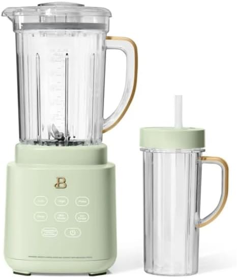 Beautiful PowerExact Blender System, by Drew Barrymore White Icing (Sage Green)