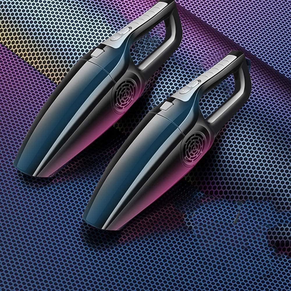 car Hoover Car Vacuum Cleaner 12V Wired High Power 120W Car Strong Wet and Dry Dual-use Household Car Vacuum Cleaner (Color : Black) (Black)