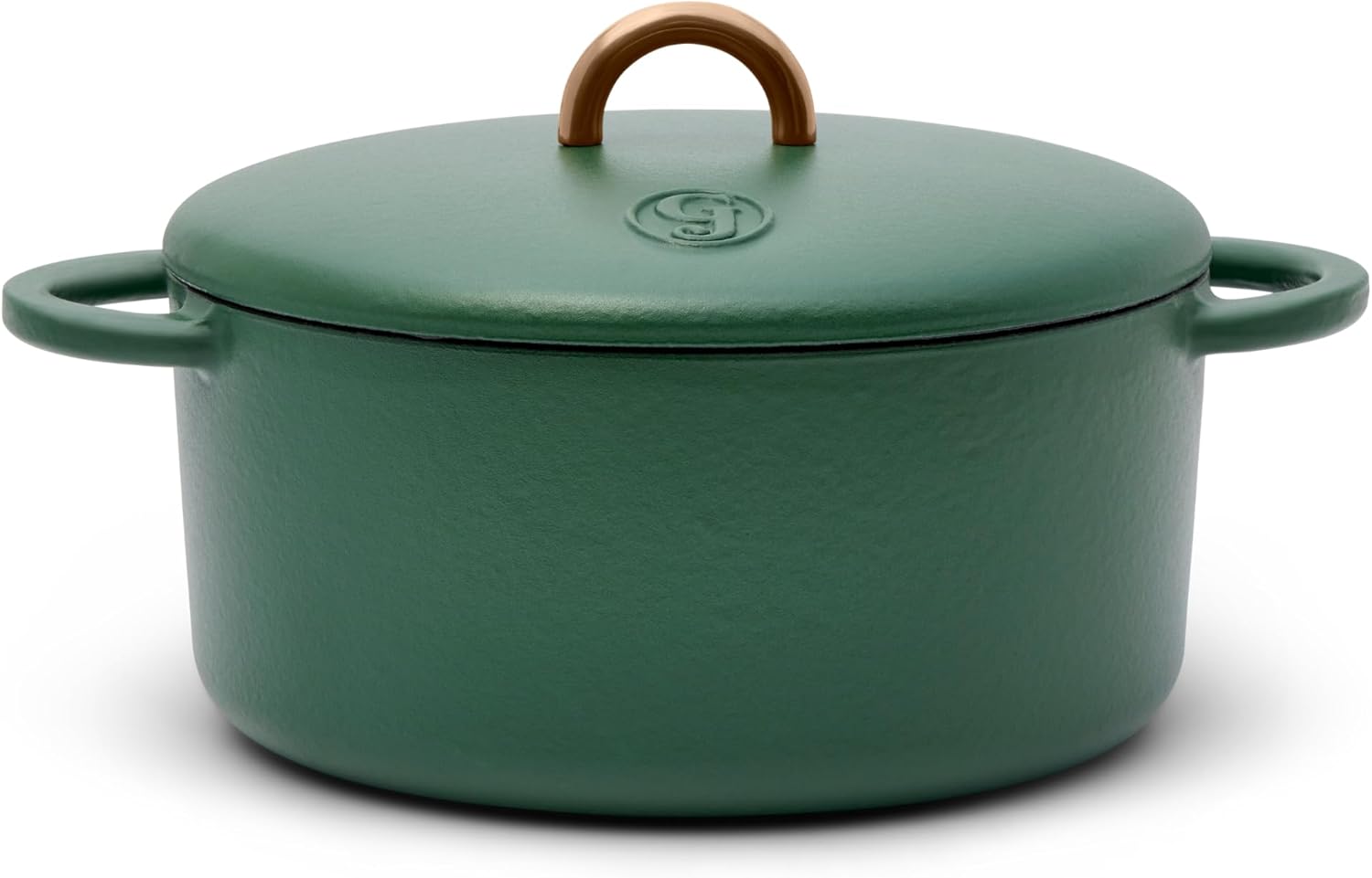Great Jones Dutch Baby Dutch Oven with Lid (Broccoli, 3.5-Quart) | Enameled Cast Iron, Round Shape | Safe for Stovetops & Ovens up to 500°F | Space-Saving & Dishwasher-Friendly | Small-Batch Cooking