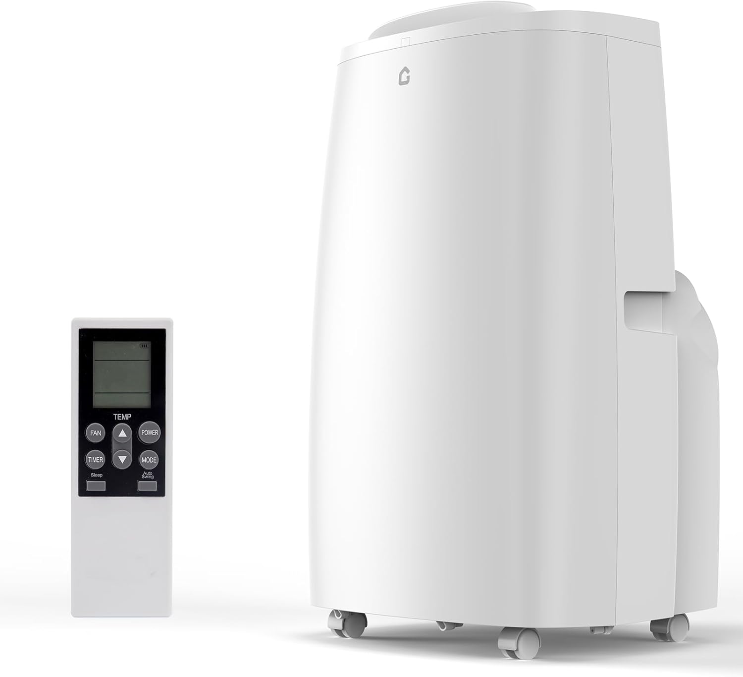 14,000 BTU Portable Air Conditioner, 3 in-1 AC Unit with Dehumidifier & Fan, Cools Up to 750 Sq. Ft., Quiet Operation, Auto Swing, Remote Control, Window Kit, White