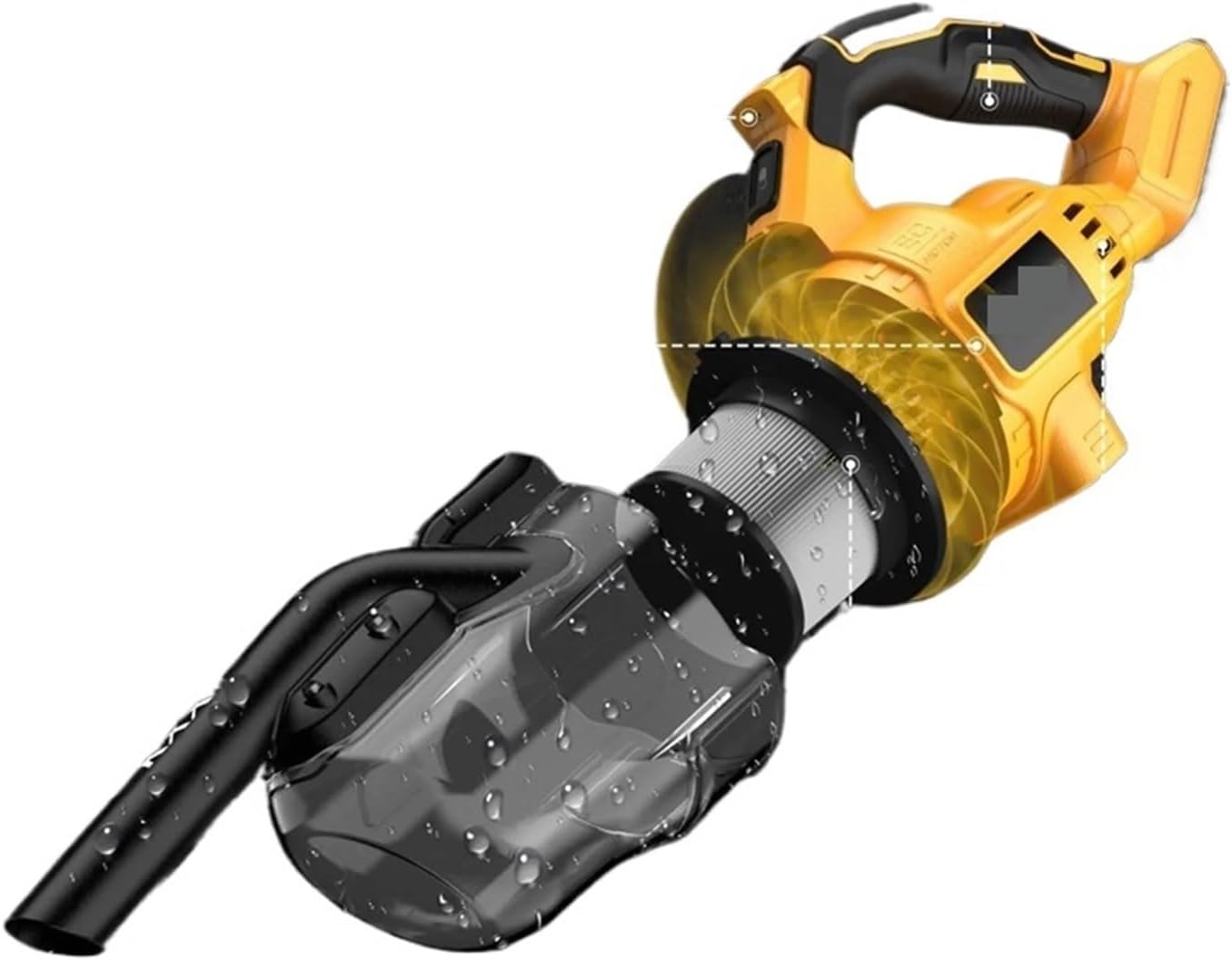 Cordless Handheld Vacuum Cleaner with Brush Rechargeable Cleaning Too，Compatible for Floor/Carpet