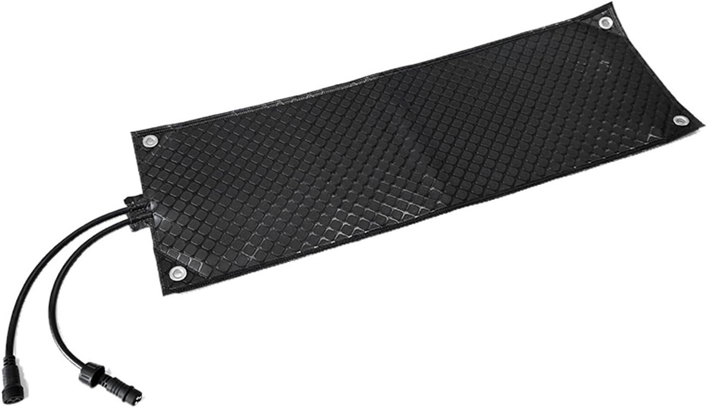 Hyuduo Heated Snow Melting Mat 3Pcs 10x30 Inch 70W Stair Ice Melting Pads for Outdoor Steps Walkways and Decks with 6.2ft Cord (US Plug)