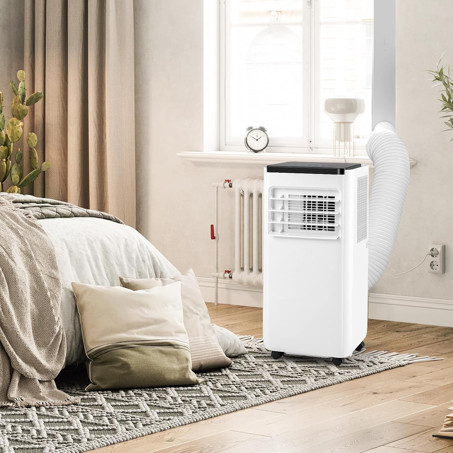SIMOE 8000BTU Air Conditioner Portable, with Cool, Dehumidifier, Fan Mode, Small Portable Air Conditioner with Child Lock, Remote & Touch Control, 24H Timer, Portable AC Unit for room 250 Sq. Ft.