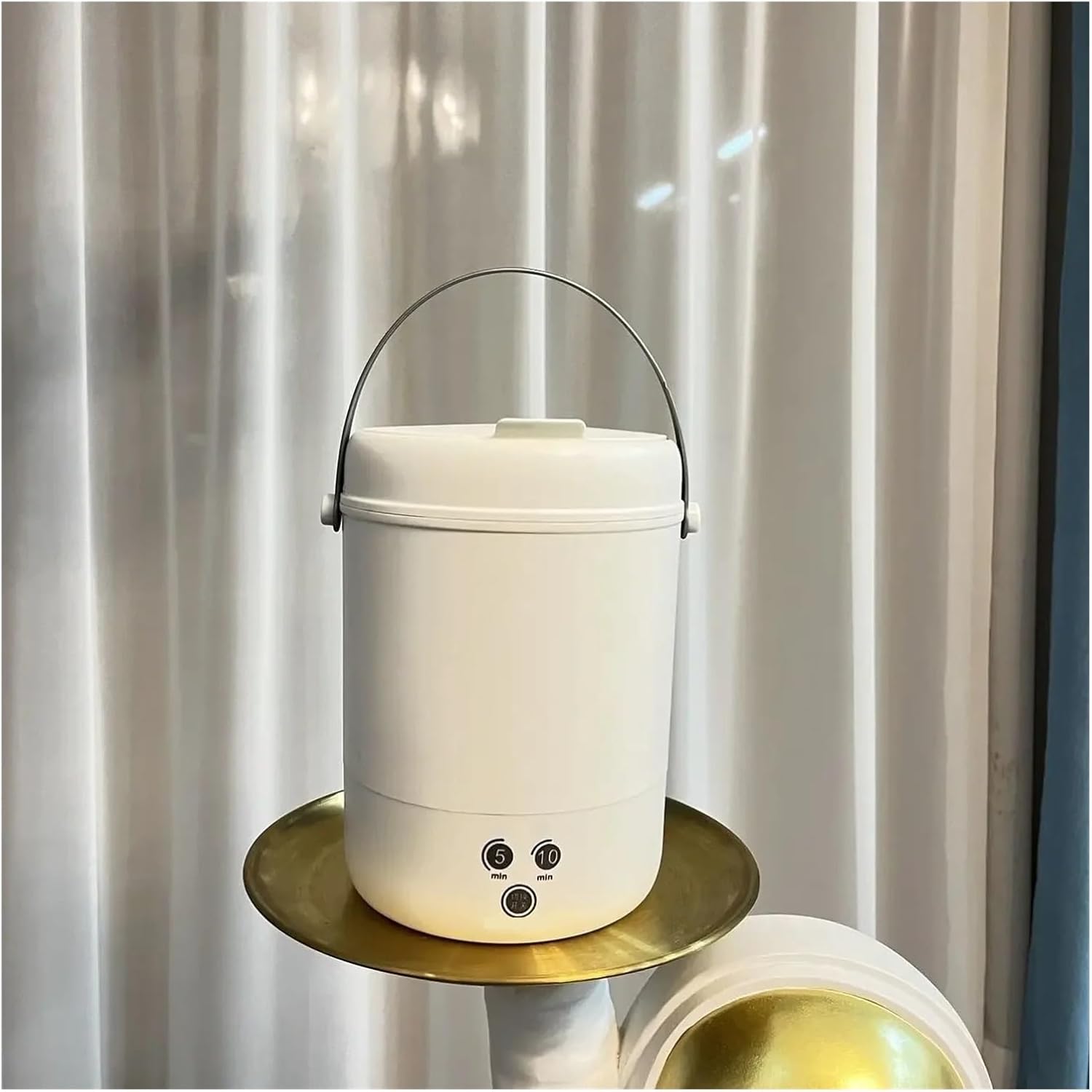 Blue Light Underwear Washing Machine Mini Socks Washing Semi-automatic Dormitory Dedicated,for Travel,Camping, RV & Dorms(Green)