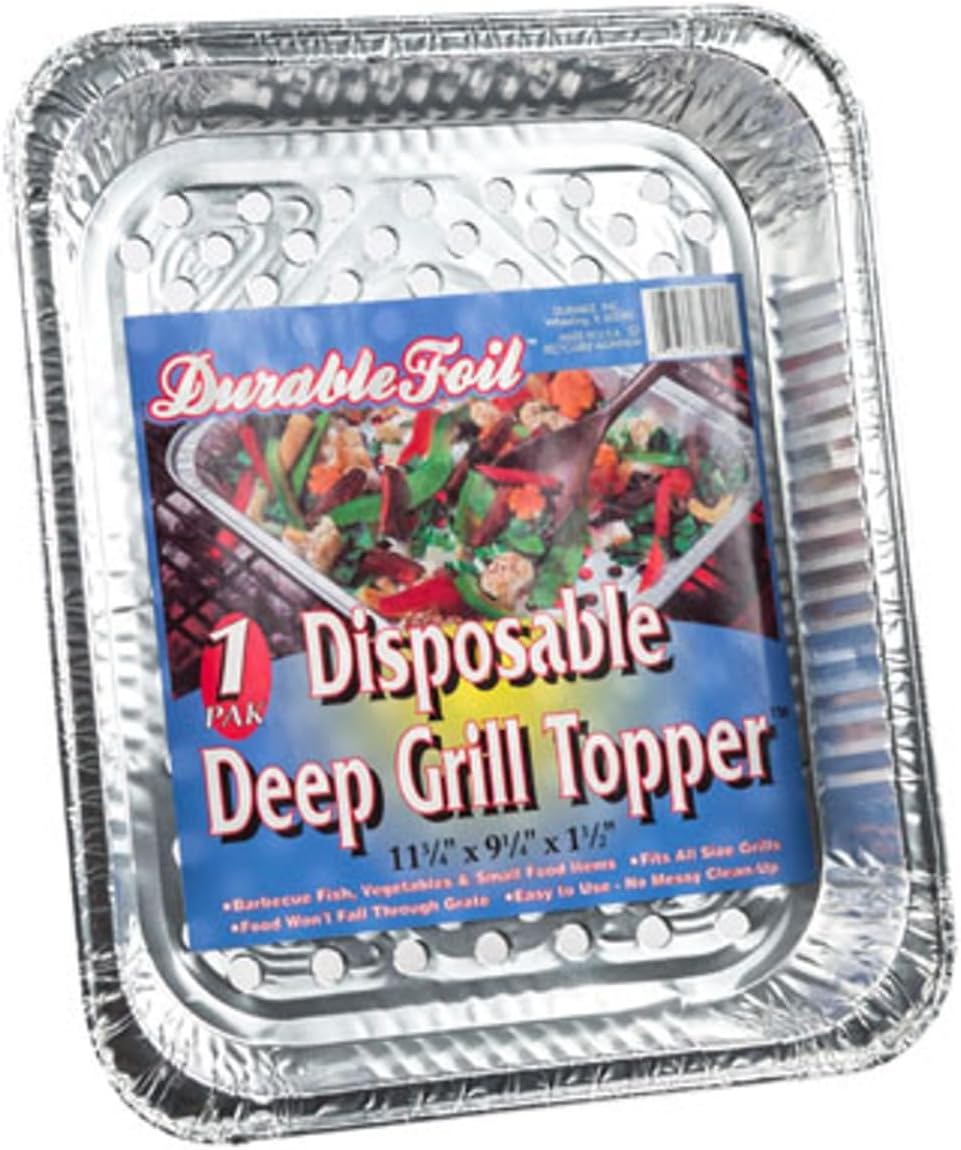 DDI Regent Products W75120A 11.75 x 9.25 x 1.5 in. Disposable Shipper Aluminum Deep Grill Topper