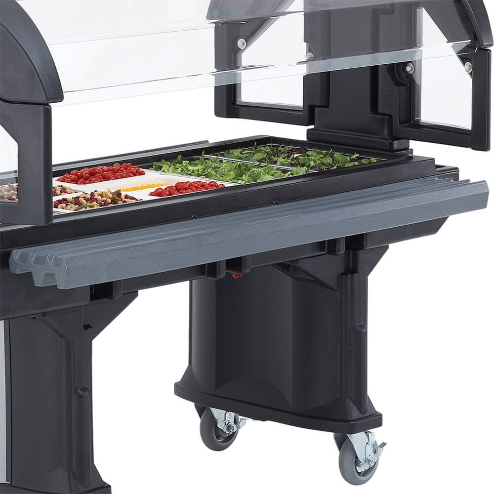 Cambro VBRR6191 Versa Bar 6' Tray Rail, Granite Gray () Category: Food Bars