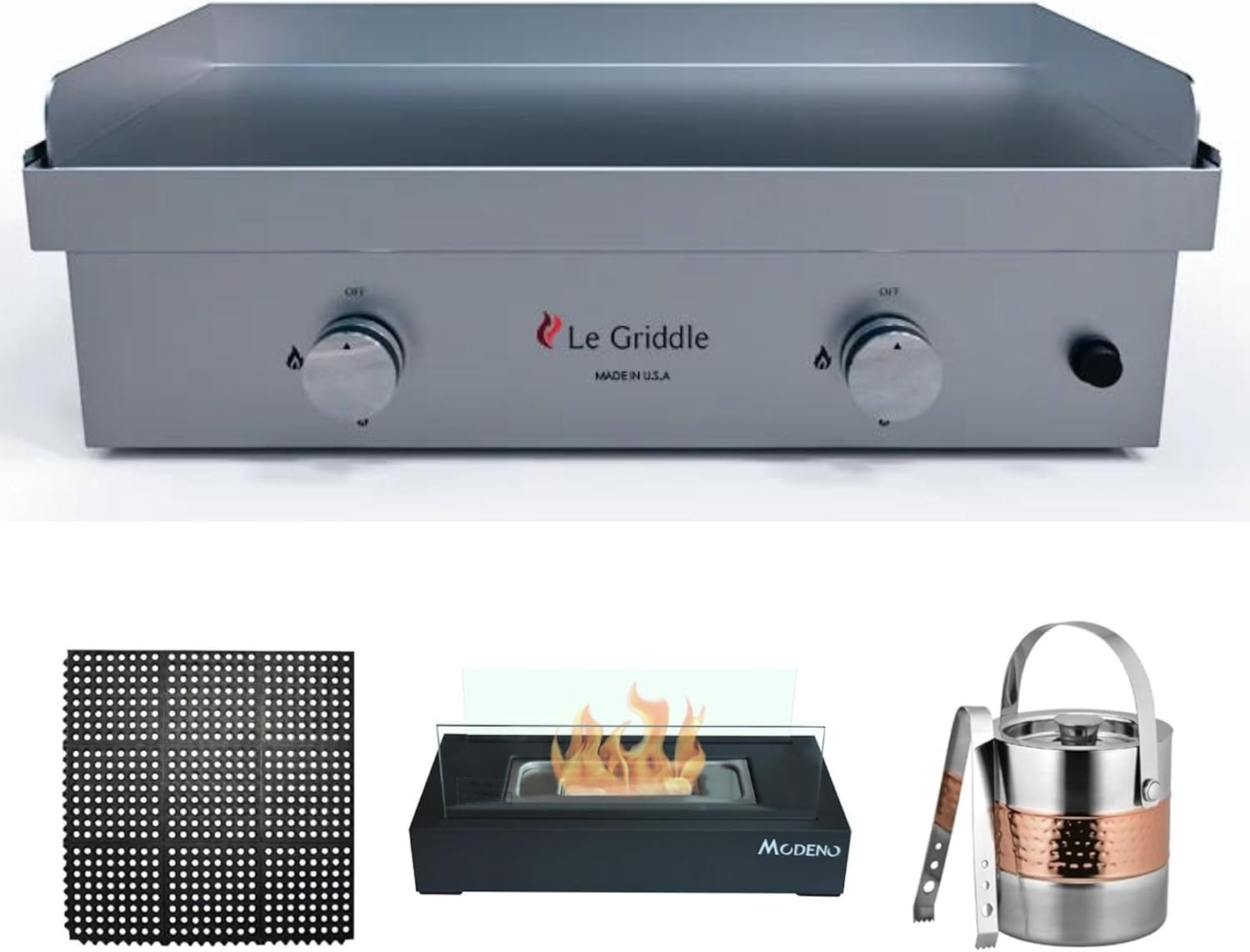 Le Griddle,2 Burners Stainless Steel 30