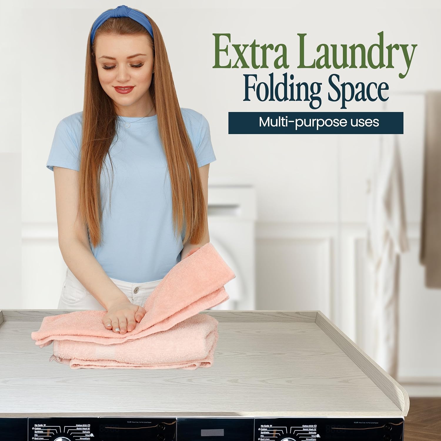 Washer and Dryer Countertop with Non-Slip Mat - 54