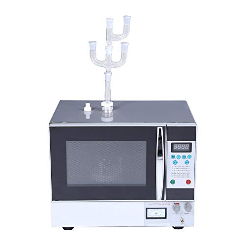 HNZXIB Lab Microwave Reactor WBFY205,Stainless Steel Chemical Continuous Microwave Radiation Oven 220V