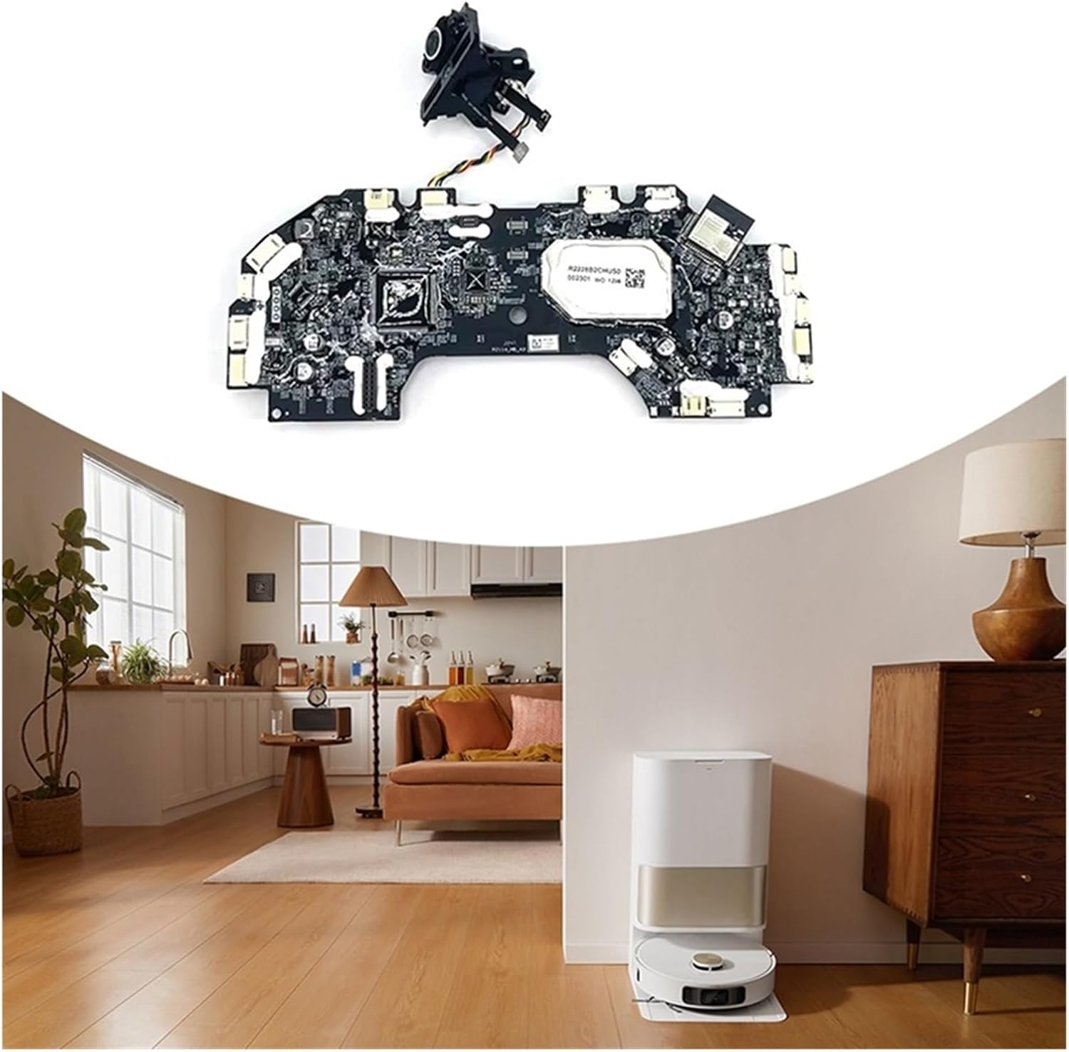 Motherboard Spare Parts Replacement，Compatible for Dreame ，L10S Ultra Robot Vacuum Cleaner Main Control Board (European Version) M12K