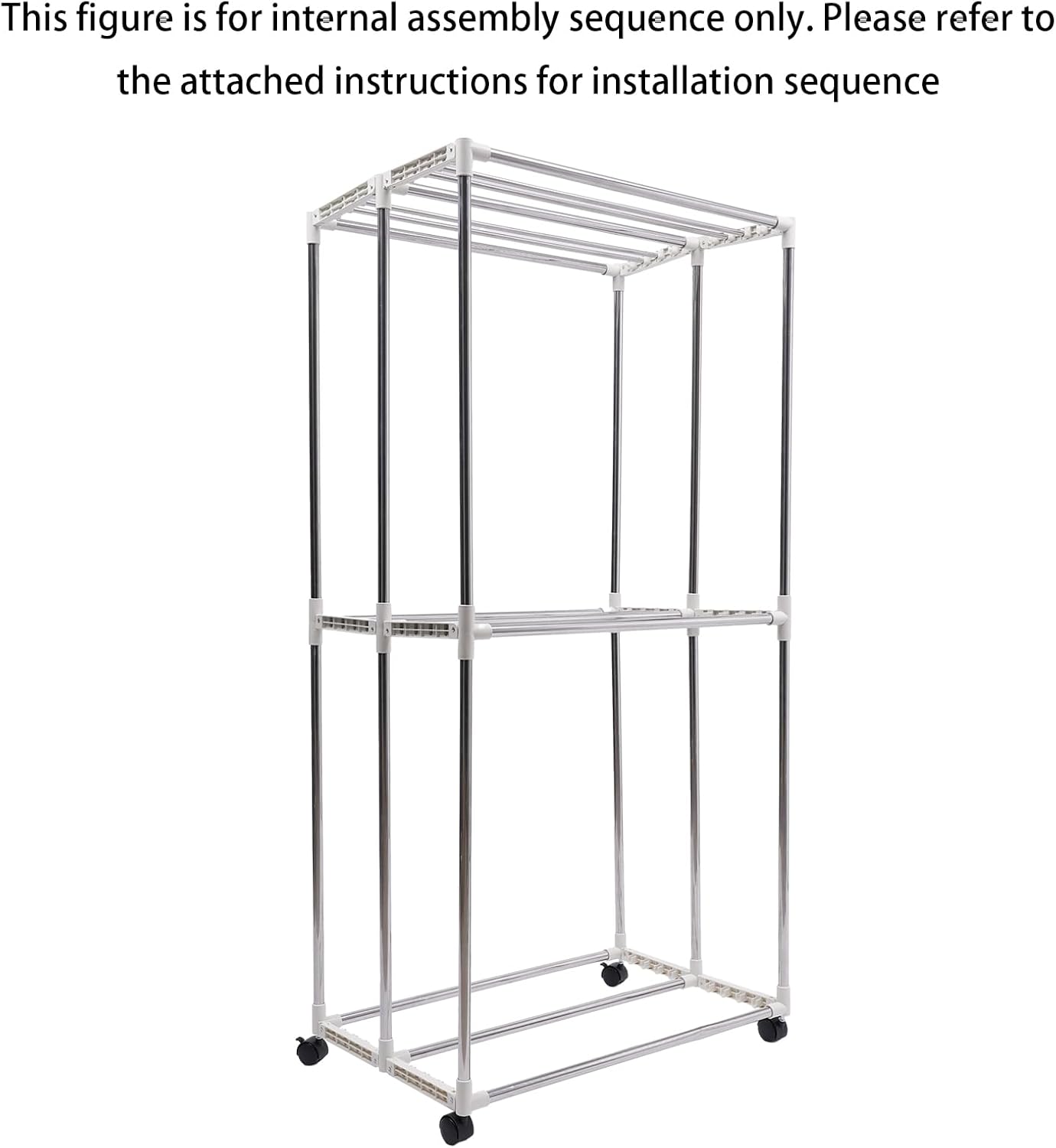 Portable Clothes Dryer, 1200-1500W Electric Dryer with 3 Gears 2-Tier Foldable Portable Travel Mini Dryer Machine with Stainless Steel Rack and 66lbs Capacity for Apartments RVs Homes (Red)