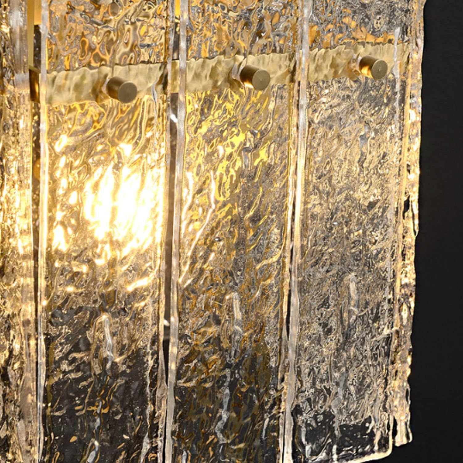 Glass Shade Modern Brass Bedside Wall Sconce Mirror,Household