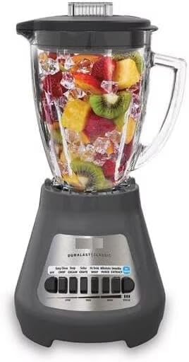 Classic Series 8-Speed Blender with 6-Cup Glass Jar, Gray