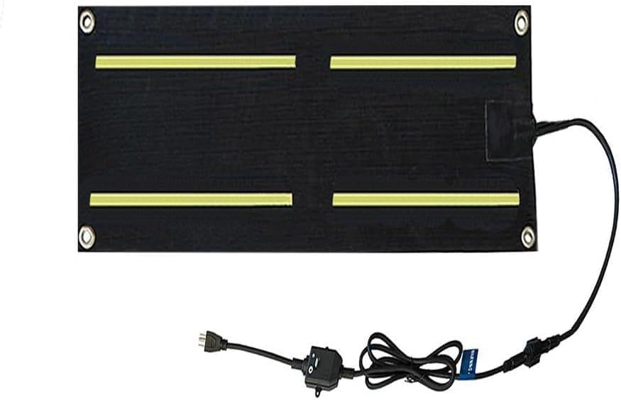 Heated Snow Melting Mats for Entrance, Heated Sidewalk Mats for Ice and Snow Removal, Outdoor Non Slip Rubber Electric Heated Melting Pad for Driveway,30x60inch/76.2x152.4cm