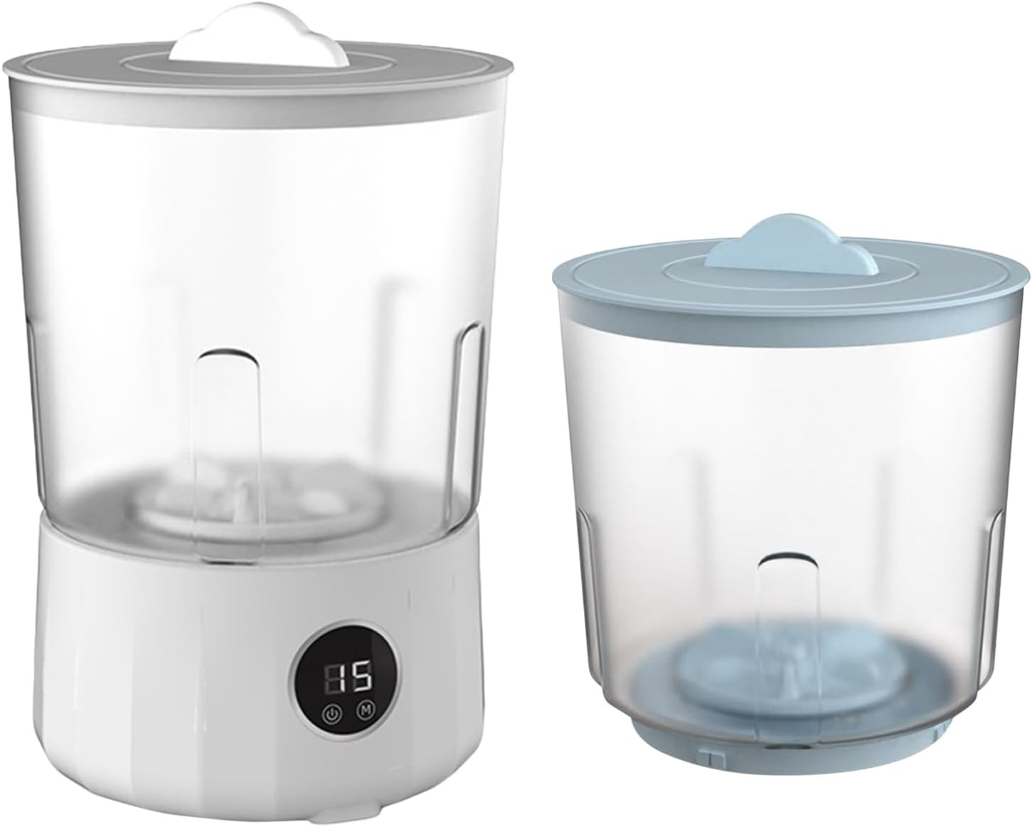 Portable Washing Machine | Rechargeable Portability | 3000mAh | Portable Laundry Machine Travel Underwear Washer | 3 Modes Cleaning Supplies With 2 Buckets | Adaptable Functionality | For Home