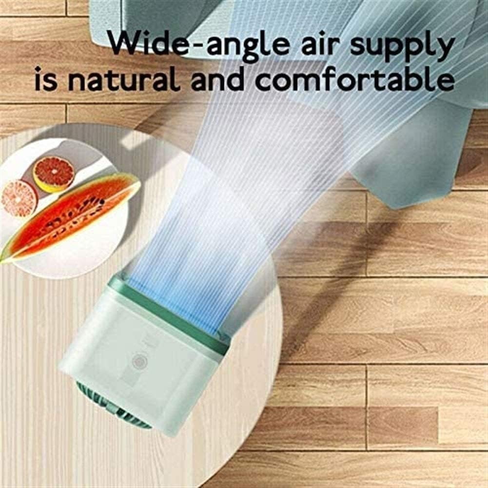 Portable Air Conditioner Fan, Small Desktop Cooling Fan, Personal Mini Air Conditioner, Air Cooler for Home, Office and Room (Green)