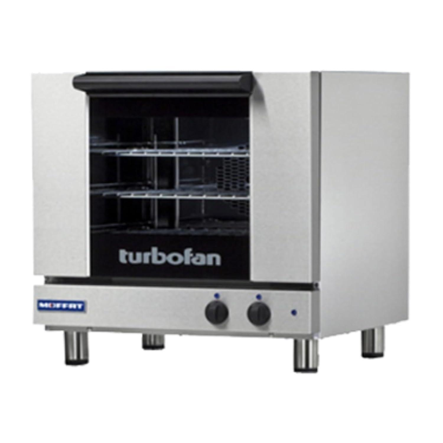 Moffat Turbofan Half Size Countertop Electric Convection Oven, Single Deck, Manual Control, 208v/50/60/1ph